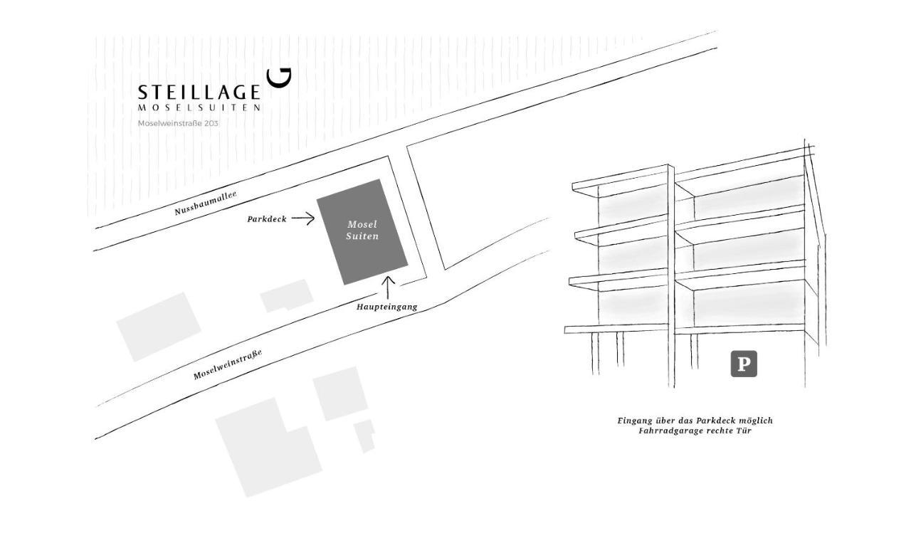 Steillage - Design Moselsuiten Mit Panoramablick Und Spa Brauneberg Exteriér fotografie